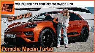 Porsche Macan Turbo 2024 Wir fahren das NEUE Performance SUV Fahrbericht  Review  Test  Preis