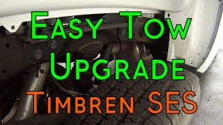 Easy RV Tow Vehicle Suspension Upgrade - Timbren SES - 1.5 year Review + Pros & Cons Of Timbren SES