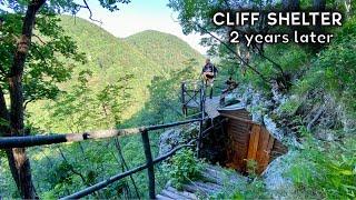 After 2 Years I am Returning to my Shelter on the Cliff