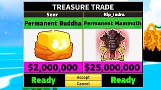 Trading PERMANENT Buddha Fruit For 24 Hours Blox Fruits