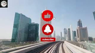 Dubai Metro Train 4K  2023