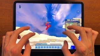 Minecraft Skywars Mobile HANDCAM All Mobile Controls