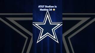 AT&T Stadium in Madden 24 #madden24 #dallascowboys #shorts #footballstadiums