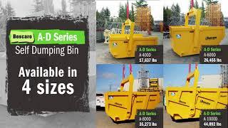 Industrial Series Self Dumping Bins in 4 Sizes