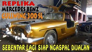 REPLICA MERCEDES-BENZ GULLWING 300SL CLASSIC HAMPIR SELESAI PENGGARAPANNYA