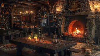 Fantasy Bard medieval tavern - Magical medieval atmosphere relaxing medieval folk tunes to sleep