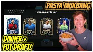 FC 24 ASMR  Dinner & A FUT Draft - Pasta Mukbang