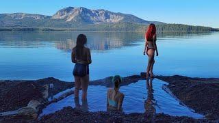 hot springs with new friends