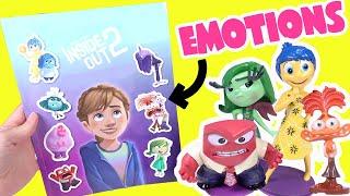 Disney Inside Out 2 Movie Activity Book with Stickers Character Dolls