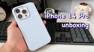 iPhone 14 Pro Silver unboxing  compare with iPhone 13 Size comparison  Spigen case