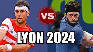 Carlos Taberner vs Nikoloz Basilashvili LYON Q 2024 Highlights