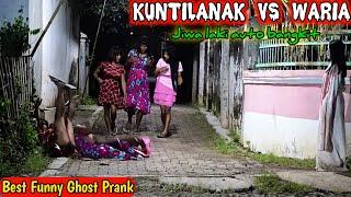 Prank Kuntilanak VS Banci Kaleng Waria - Paling Kocak Bikin Ngakak  Funny Ghost Prank