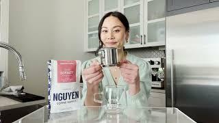 How To Make Vietnamese Coffee Using A Phin Filter with Sahra Nguyen