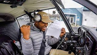 I PASSED MY COMMERCIAL SEL CHECKRIDE  CROSS COUNTRY FLIGHT  PIPER CHEROKEE  FLIGHT VLOG