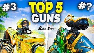 TOP 5 BEST GUNS AND LOADOUT IN BLOOD STRIKE