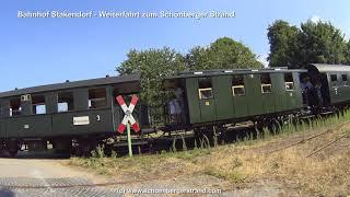 Museumszug am Stakendorfer Bahnhof