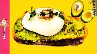 อาหารเช้า อะโวคาโดโทสต์ เมนูอะโวคาโด Avocado Toast #ครัวไทยในอเมริกา