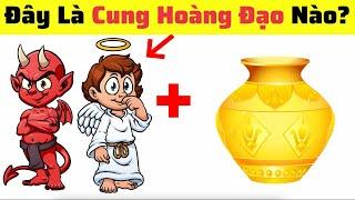 Thử Thách Đuổi Hình Bắt Chữ Đoán Tên 12 Cung Hoàng Đạo Siêu Khó Siêu Lầy Lội  Đây  Chị Kính Đố Vui