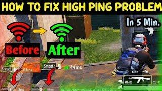 how to fix high ping problem in pubg  high ping in BGMI