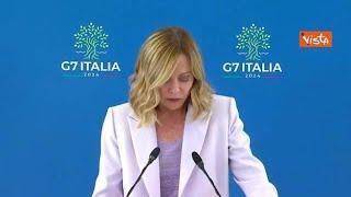 G7 Meloni Abbiamo discusso della global minimum tax