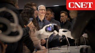 Inside Apple Stores on Vision Pro Launch Day Tim Cook in NYC