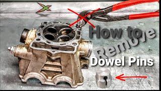 How to remove dowel pins