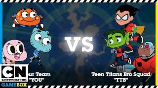 Toon Cup 2021 GamePlay  Gumball VS TTG Bro Squad - Who Will Win?  Cartoon Network GameBox