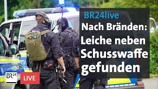 Feuerwehrleute mit Schusswaffe bedroht Leichenfund nach Bedrohungslage in Altdorf  BR24live