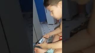Kid breaks his phone after losing in PUBG