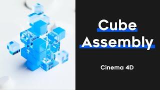 How to make a Robotic Cube Animation  -  Cinema 4D