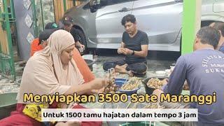 Trik cepat bikin 3500 sate maranggi untuk 1500 tamu hajatan dalam tempo 3 jam