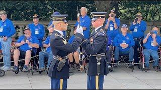 BEST 4K Changing of the Guard at Arlington National Cemetery in 4K inspection close up. Perfection