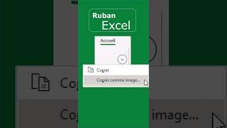 3 - Copier comme image... - Presse-papier - Onglet Accueil #excel 2021 #shorts