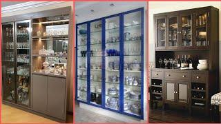 Top 30 Modern crockery unit designs  latest crockery cabinet designing ideas