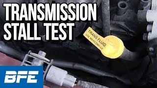 Transmission Stall Test Tech Minute