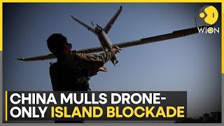 China-Taiwan tensions PLA releases study on blockade on an island using drones alone  WION