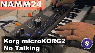 NAMM 2024 Korg MicroKorg 2 - No Talking