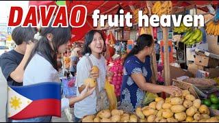 A huge fruit market in Davao a fruit paradise