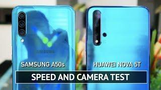 Samsung A50s vs Huawei Nova 5T SPEED & CAMERA TEST