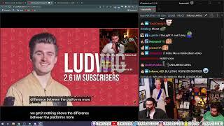 Ludwigs Reply to Matpat Game Theory Twitch Video HasanAbi & MURAT chad Reacts