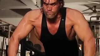 The great khali doing push ups