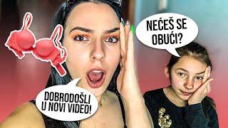 SNIMAM VIDEO U GRUDNJAKU - PRANK NA SESTRI  Doris Stanković