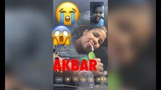 AKBAR SHE BE WYLIN OUT ON LIVE WITH THIS  CUCUMBER DAMN MUST WATCH⬅️⬅️⬅️