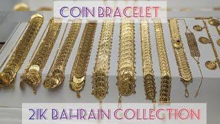 Bracelet collection of Georg coin and Turkish coin  #jewellery #gold #coin #bracelets