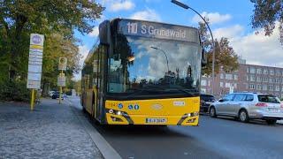 Berlin BusMitfahrt im Solaris EE20 auf dem 110 von Hertzallee bis S Grunewald