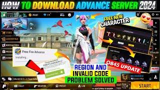 How To Download Advance Server Free Fire   Ob45 Advance Server Download Link  Ff Advance Server