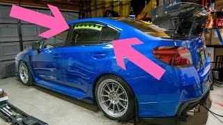 MUST HAVE TRACK DAY PART PERRIN WINDOW VENTS  2015-2019 SUBARU WRXSTI