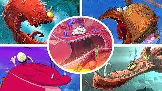 Rayman Origins - All Bosses  No Damage