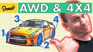 AWD VS 4x4  How it Works  Donut Media