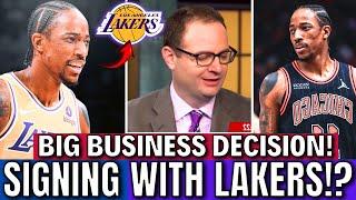 HOT FROM THE PRESS LAKERS SIGNING DEMAR DEROZAN? LATEST NEWS TODAYS LAKERS NEWS